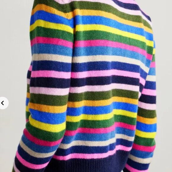 Suzie Kondi Kadria striped cashmere cardigan xs - Picture 4 of 5